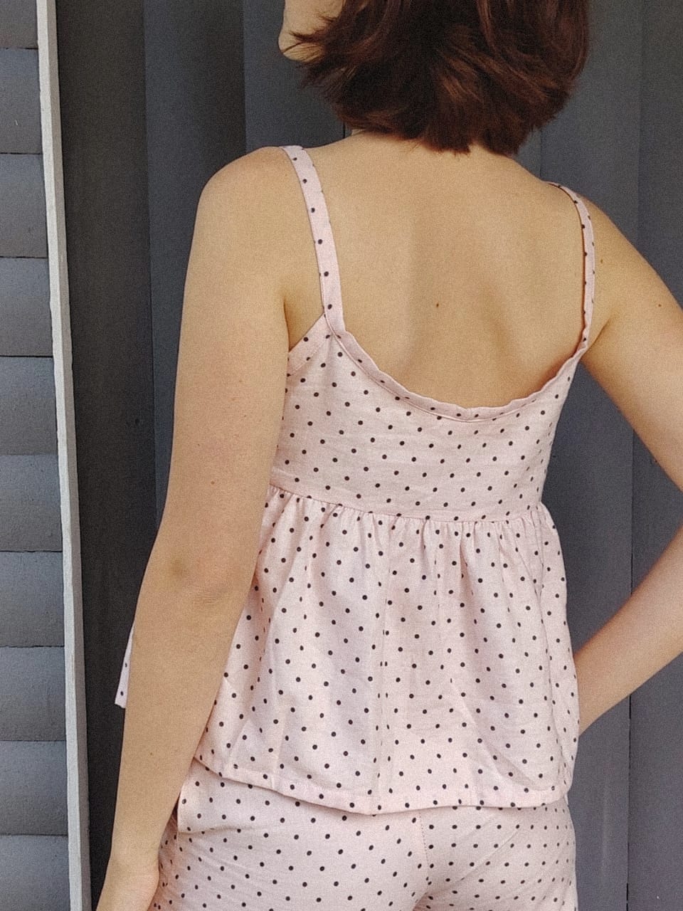Macaron Delight Tie Top
